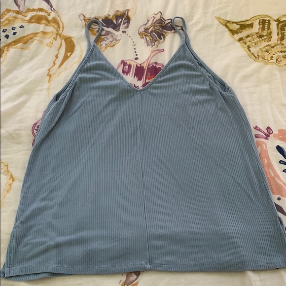 GXF Light Blue Ribbed Tank - Picture 2 of 4